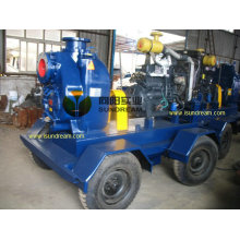 Mobile Diesel Engine Storm Dewatering Water Pump (10 inch)